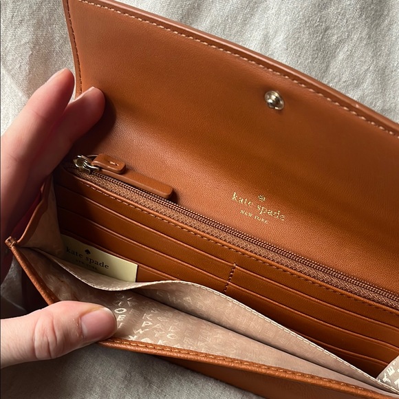 Kate Spade Brown Leather Wallet - Picture 5 of 6